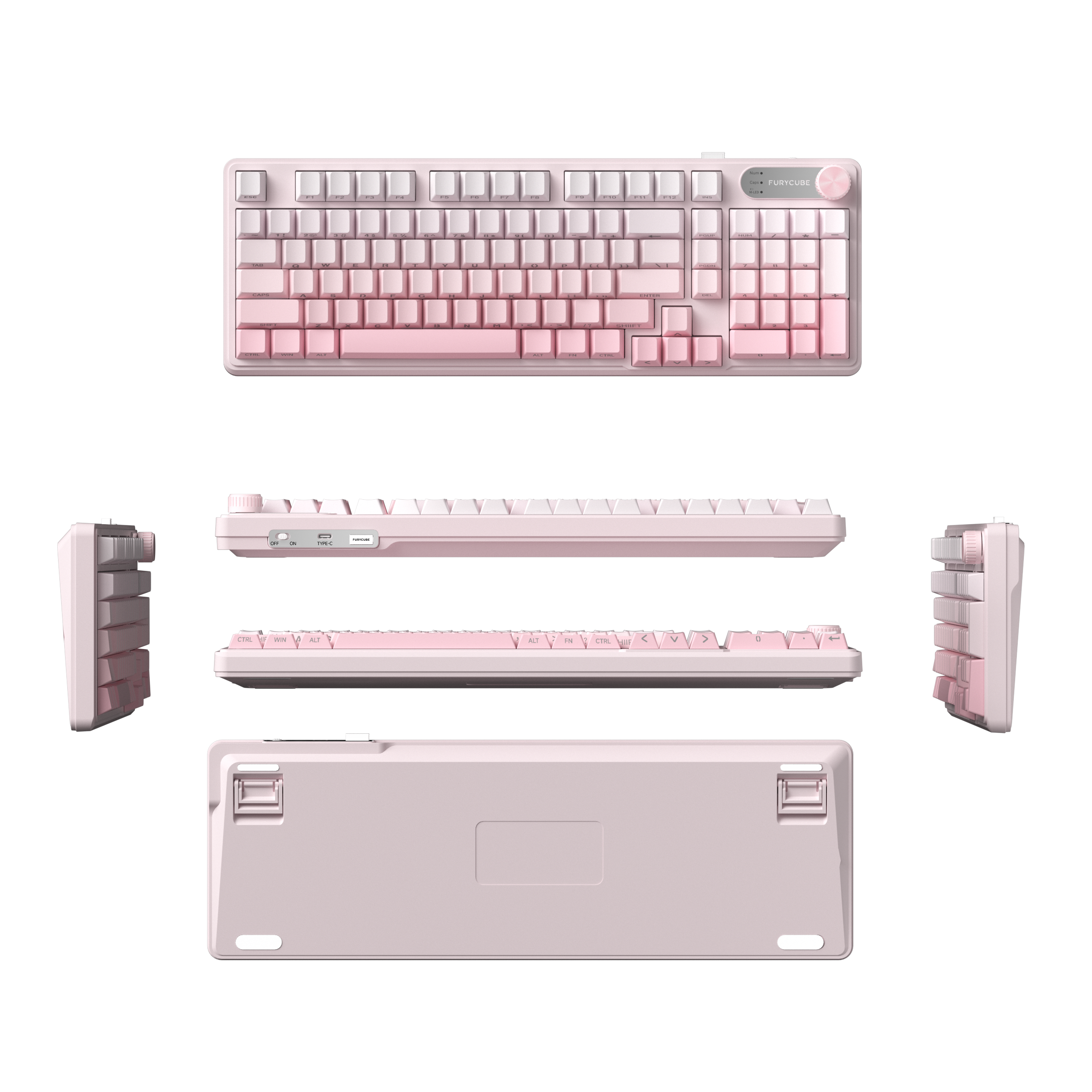IP98PRO Wireless Pink Keyboard