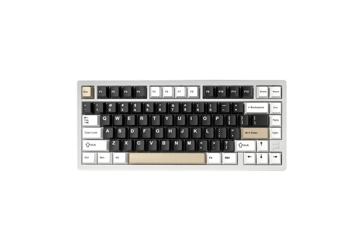 F75 Wireless Aluminium Moon Silver Keyboard Gaming PC