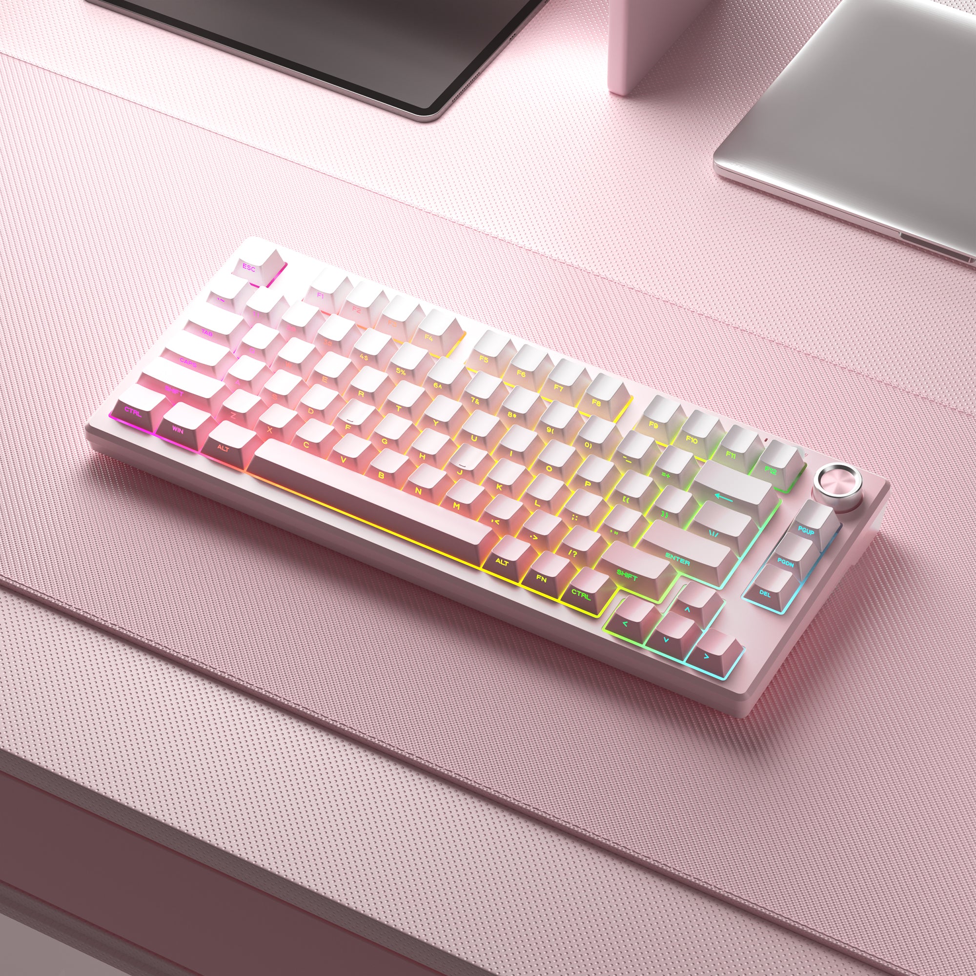 IP75PRO Wireless Pink Keyboard
