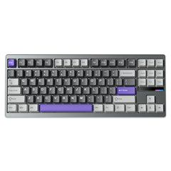 GT80 Wireless Aluminium Grey Purple Keyboard