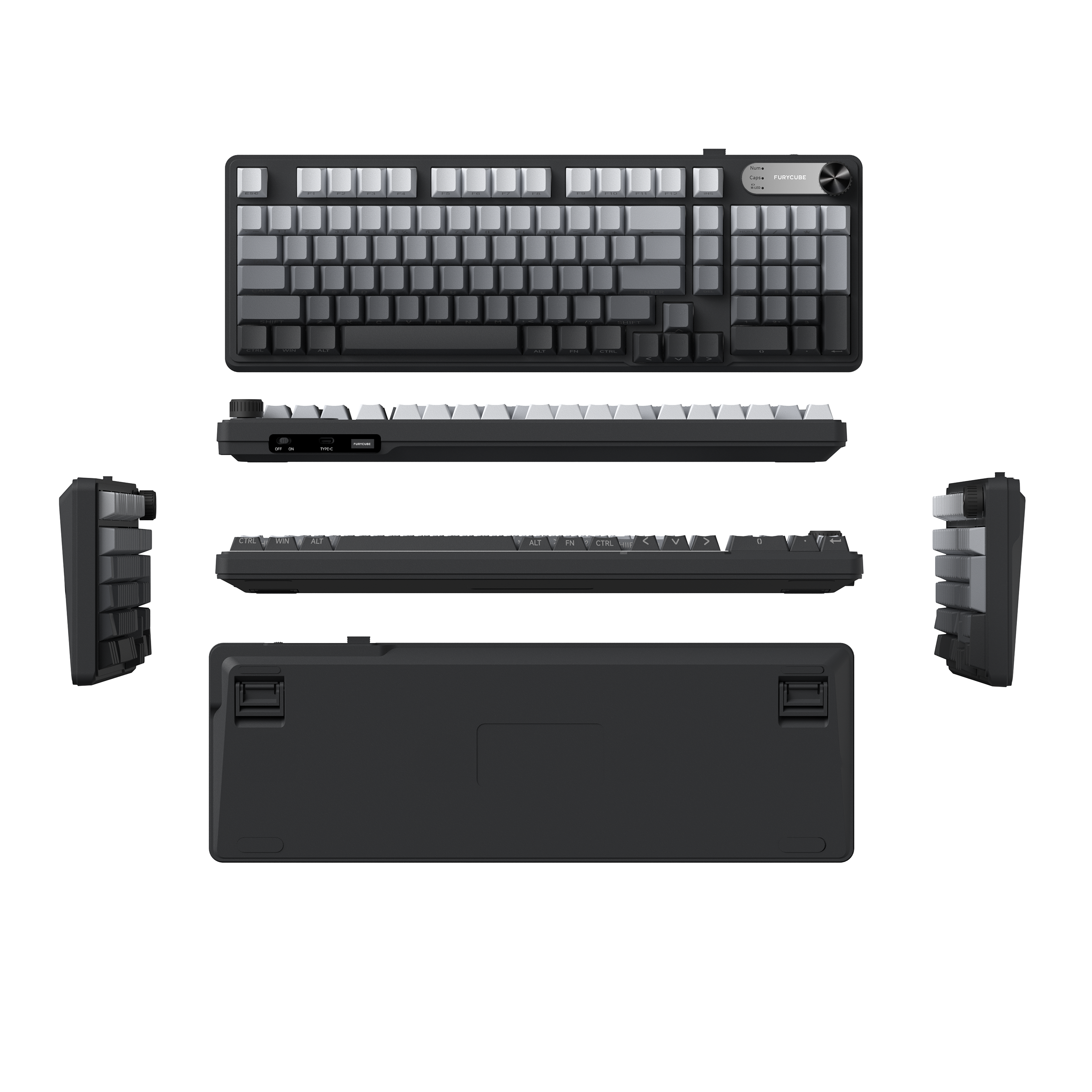 IP98PRO Wireless Grey Keyboard