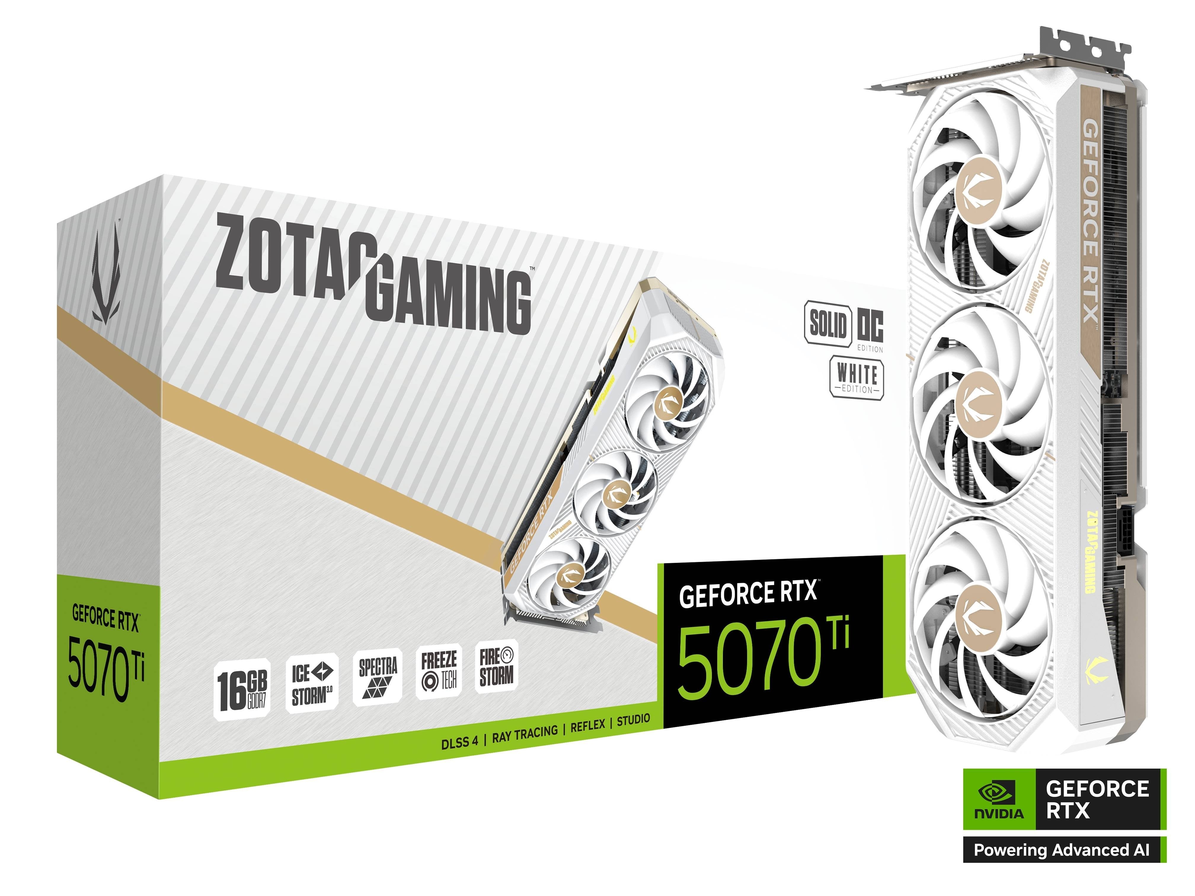 Zotac NVIDIA GeForce RTX 5070 SOLID OC 12GB VRAM