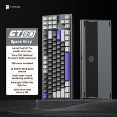 GT80 Grey Purple Keyboard