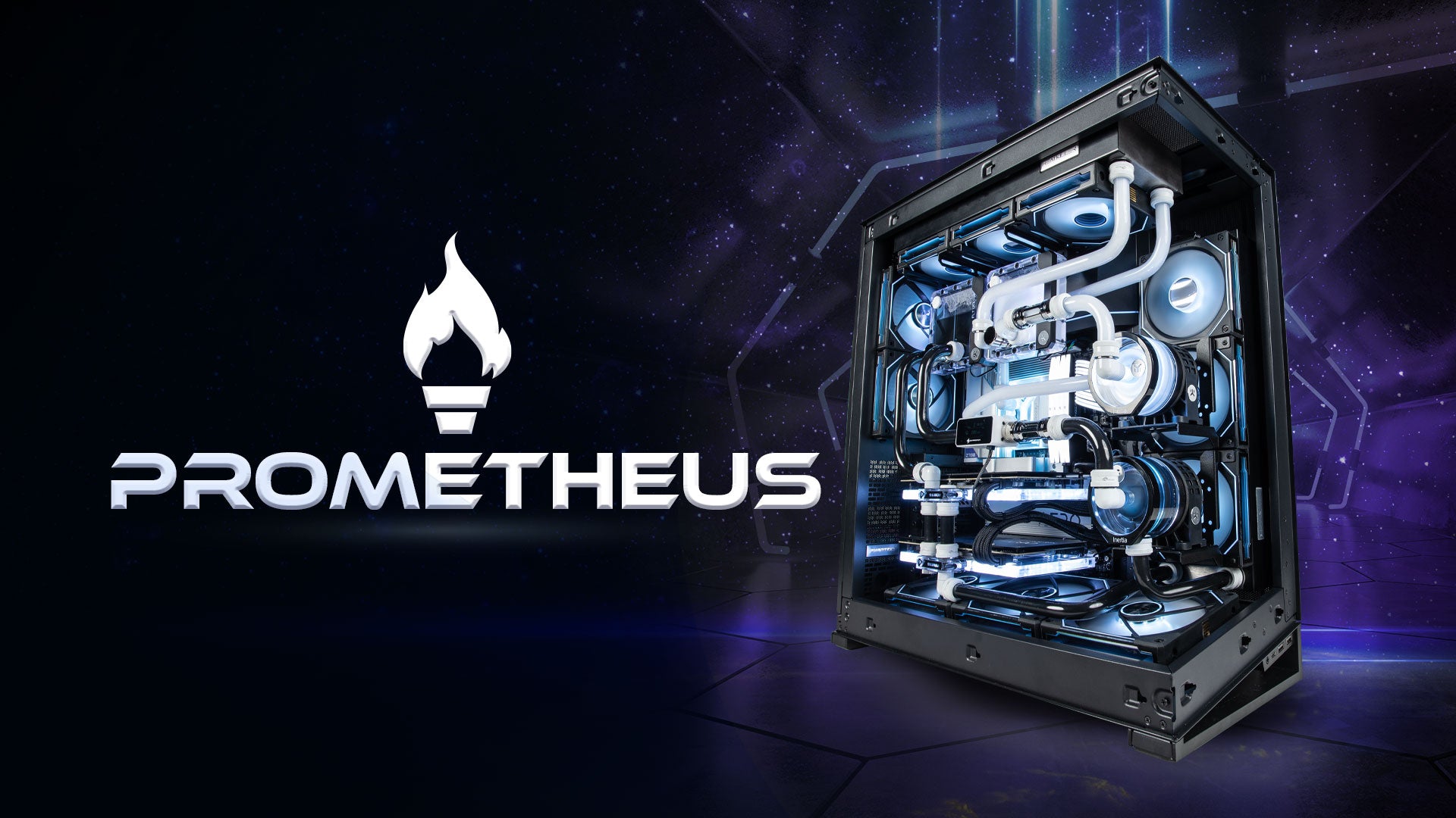 Prometheus - Custom Loop Liquid Cooled Gaming PC - Evolve Gaming PC